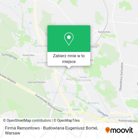 Mapa Firma Remontowo - Budowlana Eugeniusz Bortel