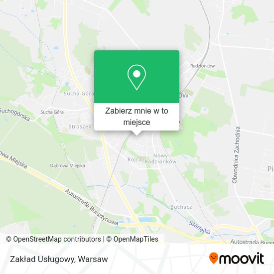 Mapa Zakład Usługowy