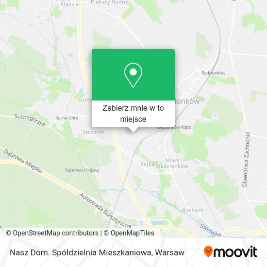 Mapa Nasz Dom. Spółdzielnia Mieszkaniowa