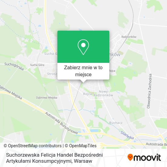 Mapa Suchorzewska Felicja Handel Bezpośredni Artykułami Konsumpcyjnymi