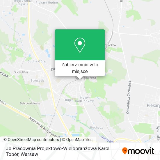 Mapa Jb Pracownia Projektowo-Wielobranżowa Karol Tobór