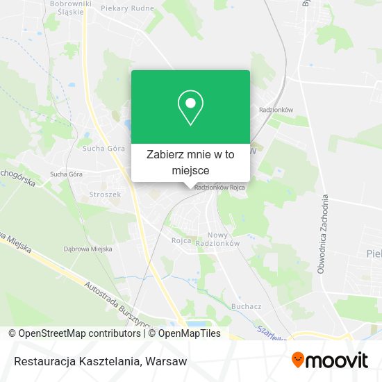 Mapa Restauracja Kasztelania