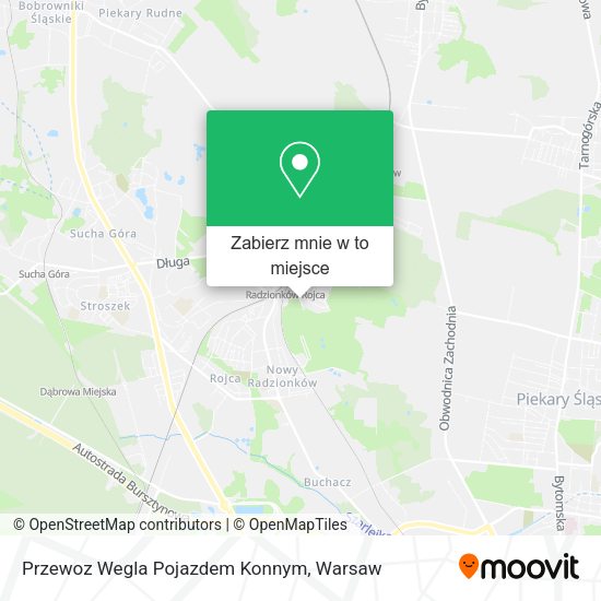 Mapa Przewoz Wegla Pojazdem Konnym