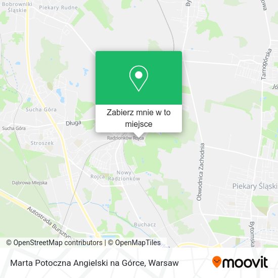 Mapa Marta Potoczna Angielski na Górce