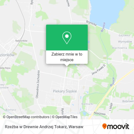 Mapa Rzeźba w Drewnie Andrzej Tokarz