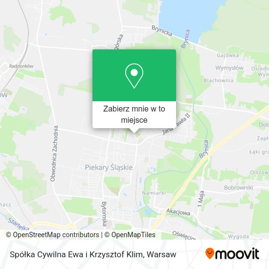 Mapa Spółka Cywilna Ewa i Krzysztof Klim