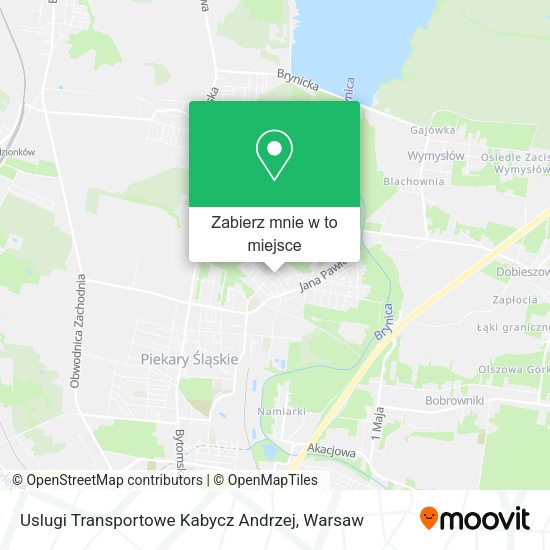 Mapa Uslugi Transportowe Kabycz Andrzej