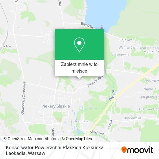 Mapa Konserwator Powierzchni Płaskich Kiełkucka Leokadia