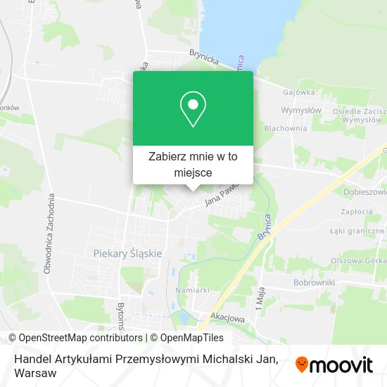 Mapa Handel Artykułami Przemysłowymi Michalski Jan