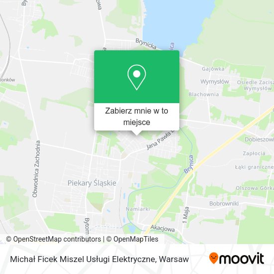 Mapa Michał Ficek Miszel Usługi Elektryczne