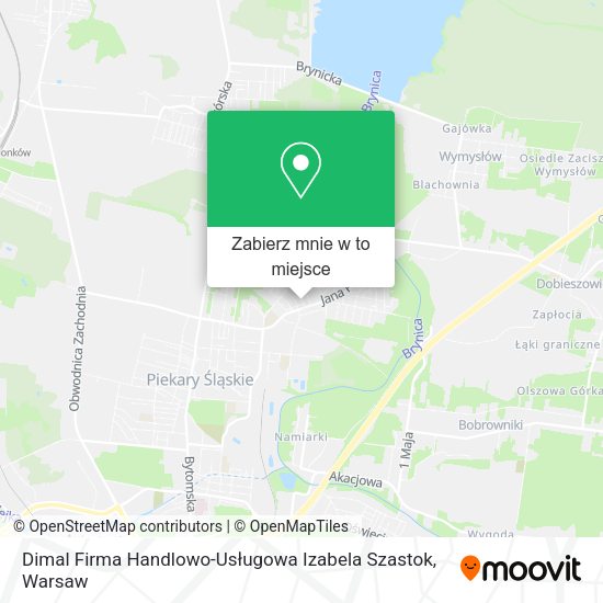 Mapa Dimal Firma Handlowo-Usługowa Izabela Szastok