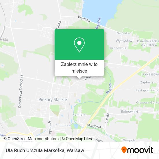 Mapa Ula Ruch Urszula Markefka