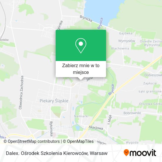 Mapa Dalex. Ośrodek Szkolenia Kierowców