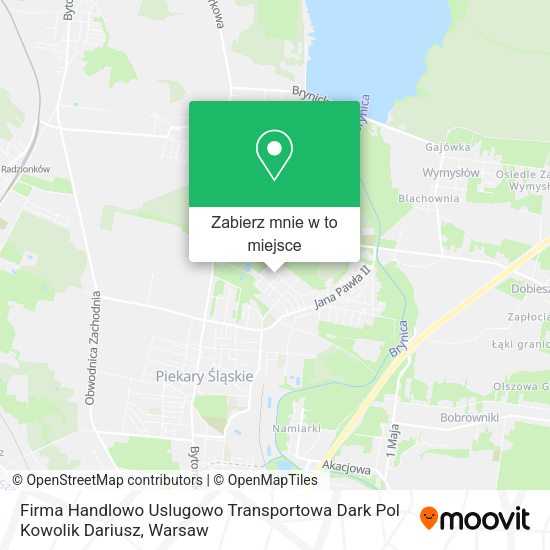 Mapa Firma Handlowo Uslugowo Transportowa Dark Pol Kowolik Dariusz