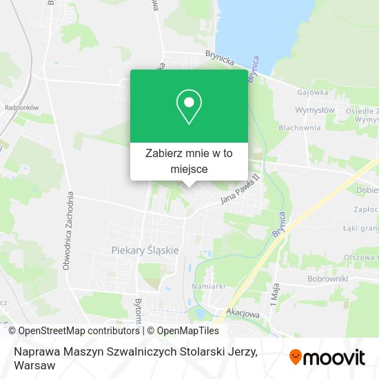 Mapa Naprawa Maszyn Szwalniczych Stolarski Jerzy