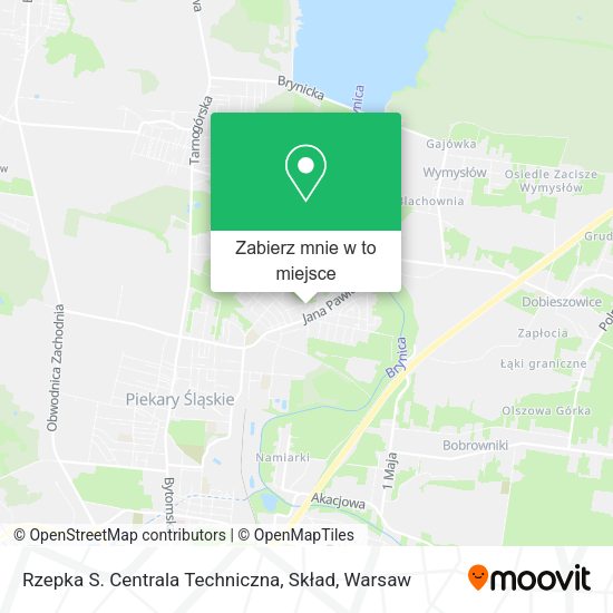 Mapa Rzepka S. Centrala Techniczna, Skład