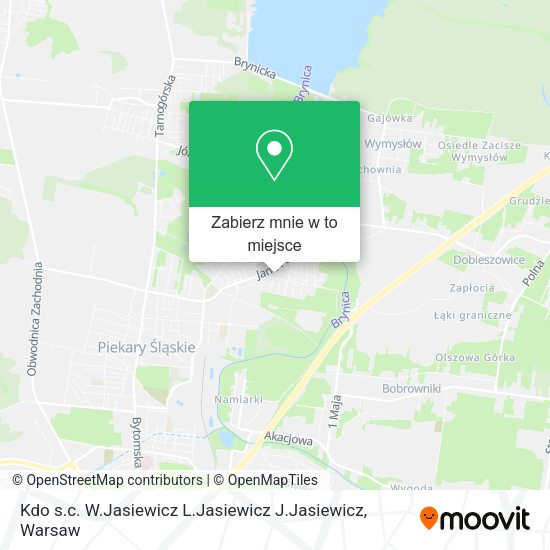 Mapa Kdo s.c. W.Jasiewicz L.Jasiewicz J.Jasiewicz