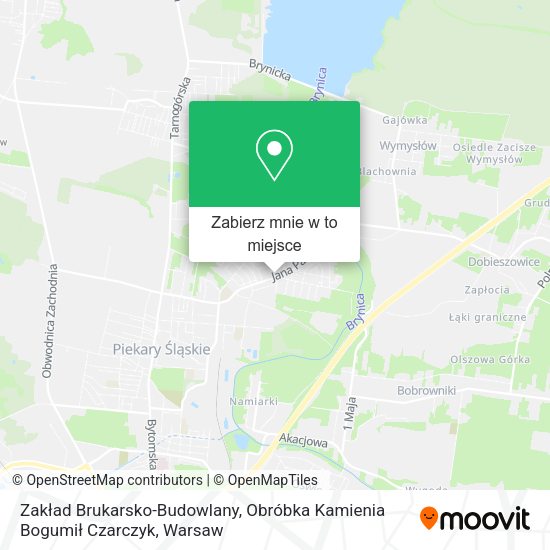 Mapa Zakład Brukarsko-Budowlany, Obróbka Kamienia Bogumił Czarczyk