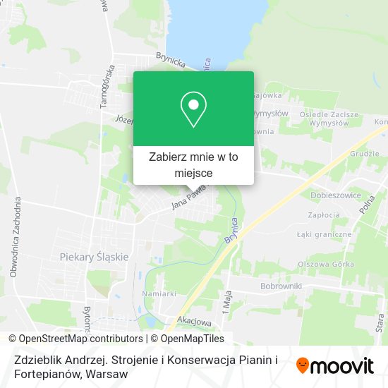 Mapa Zdzieblik Andrzej. Strojenie i Konserwacja Pianin i Fortepianów