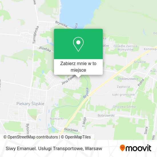 Mapa Siwy Emanuel. Usługi Transportowe