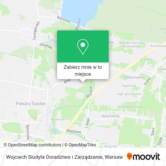 Mapa Wojciech Siudyła Doradztwo i Zarządzanie