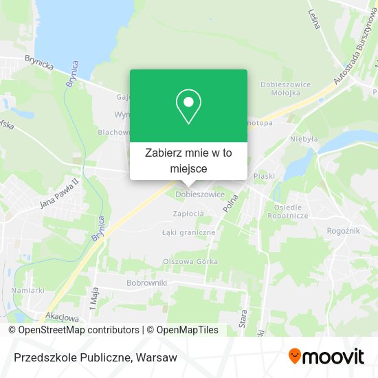 Mapa Przedszkole Publiczne