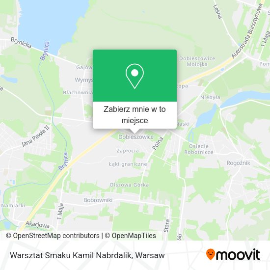 Mapa Warsztat Smaku Kamil Nabrdalik