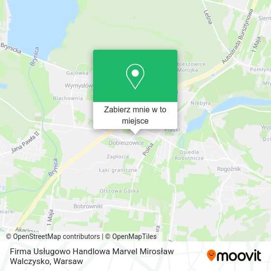 Mapa Firma Usługowo Handlowa Marvel Mirosław Walczysko