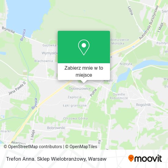 Mapa Trefon Anna. Sklep Wielobranżowy