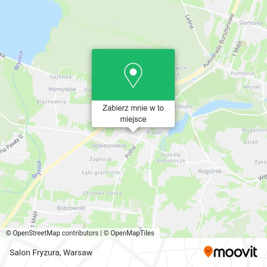 Mapa Salon Fryzura