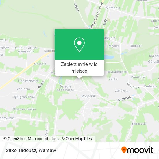 Mapa Sitko Tadeusz