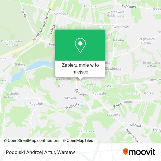 Mapa Podolski Andrzej Artur