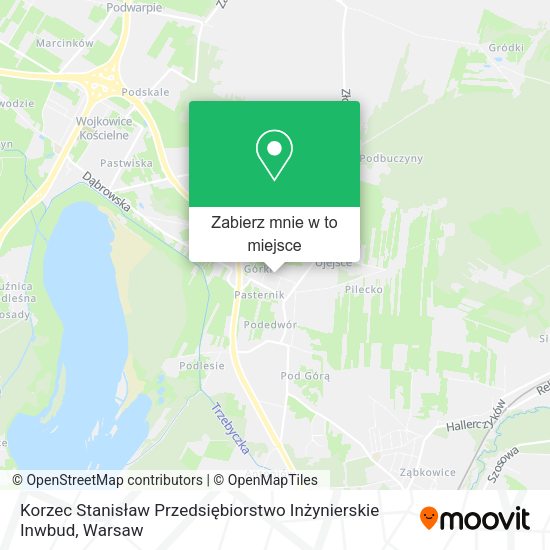 Mapa Korzec Stanisław Przedsiębiorstwo Inżynierskie Inwbud