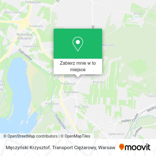 Mapa Męczyński Krzysztof. Transport Ciężarowy