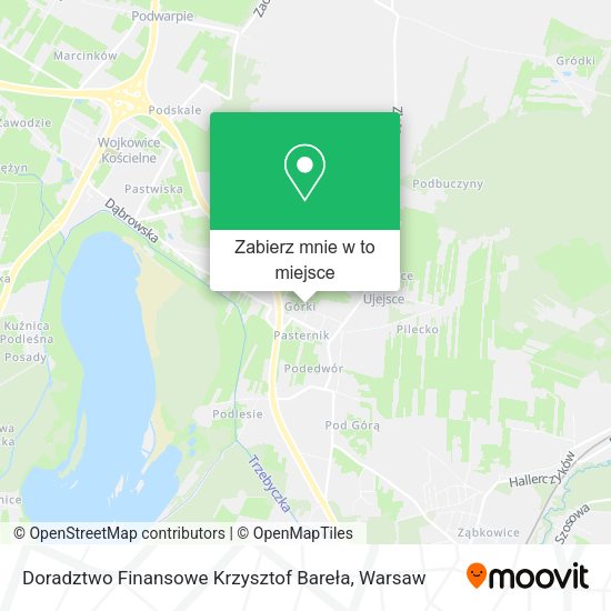 Mapa Doradztwo Finansowe Krzysztof Bareła