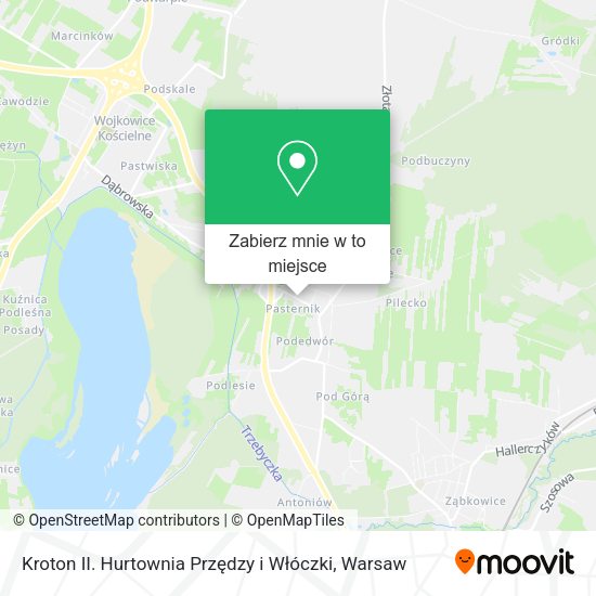 Mapa Kroton II. Hurtownia Przędzy i Włóczki