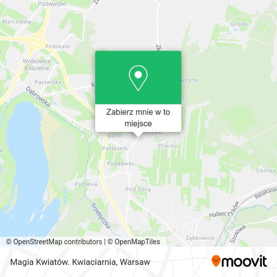 Mapa Magia Kwiatów. Kwiaciarnia