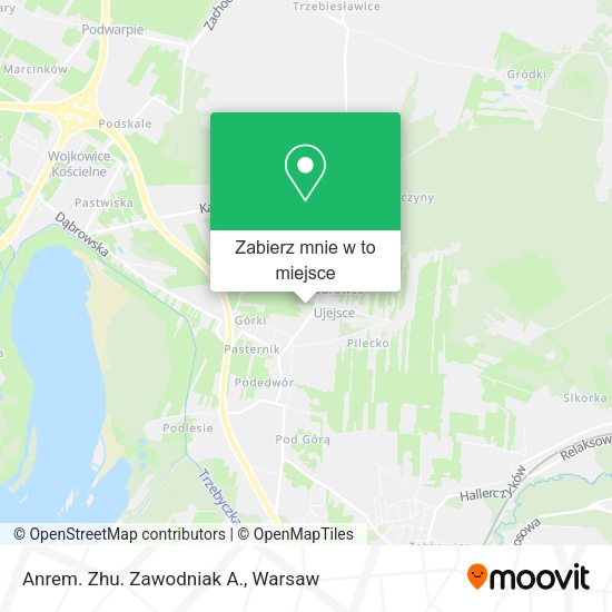 Mapa Anrem. Zhu. Zawodniak A.