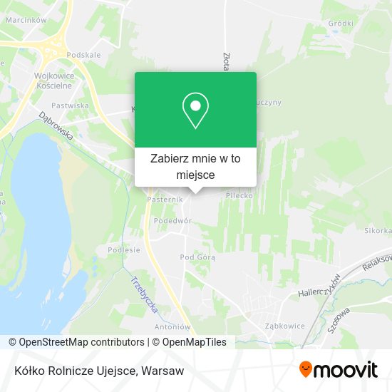 Mapa Kółko Rolnicze Ujejsce