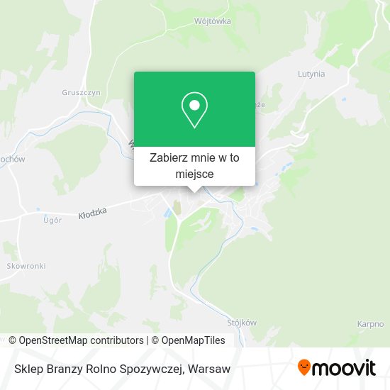 Mapa Sklep Branzy Rolno Spozywczej