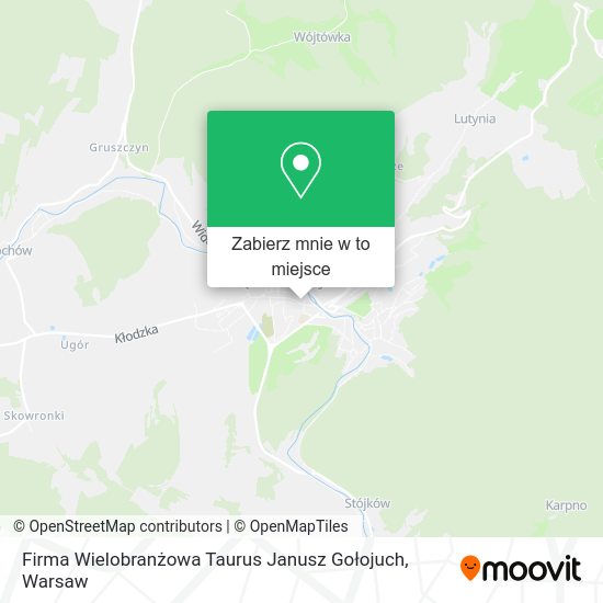 Mapa Firma Wielobranżowa Taurus Janusz Gołojuch