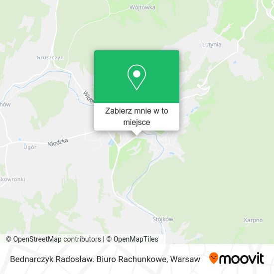 Mapa Bednarczyk Radosław. Biuro Rachunkowe