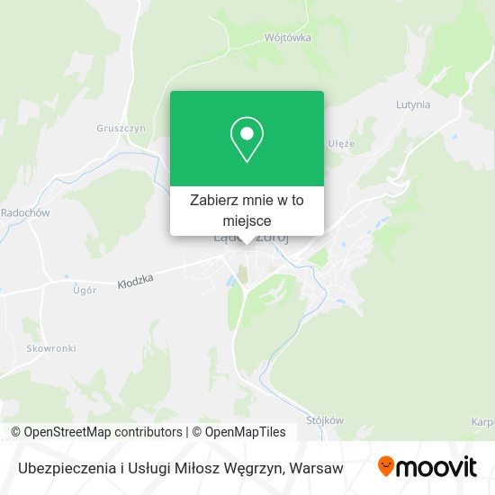 Mapa Ubezpieczenia i Usługi Miłosz Węgrzyn