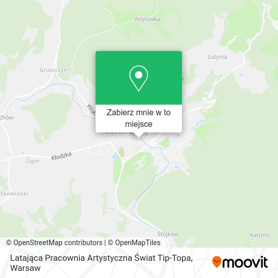 Mapa Latająca Pracownia Artystyczna Świat Tip-Topa