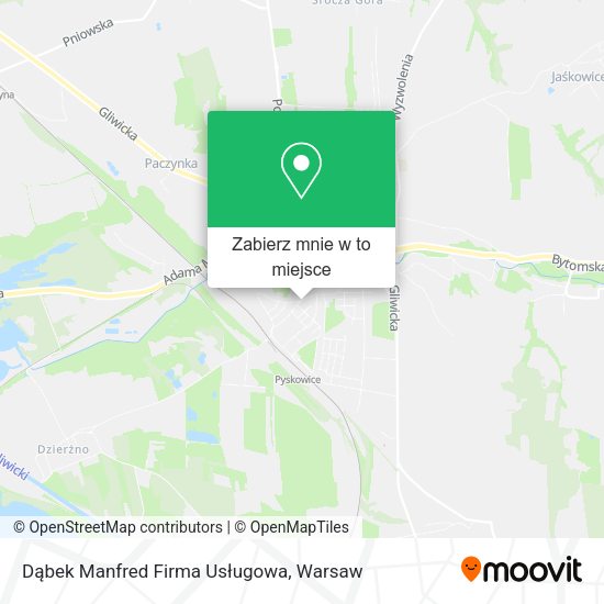 Mapa Dąbek Manfred Firma Usługowa