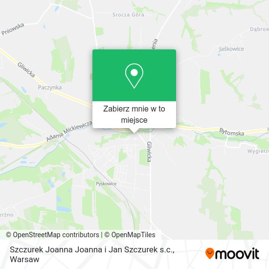 Mapa Szczurek Joanna Joanna i Jan Szczurek s.c.