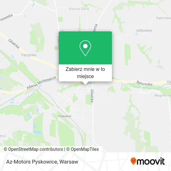 Mapa Az-Motors Pyskowice