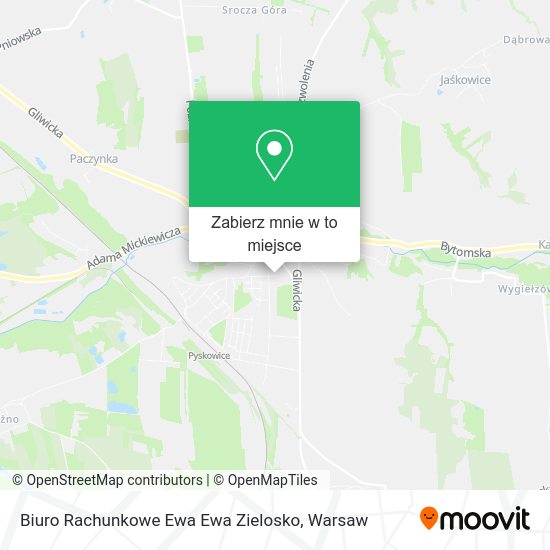 Mapa Biuro Rachunkowe Ewa Ewa Zielosko