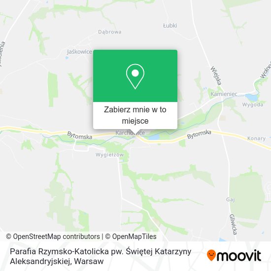 Mapa Parafia Rzymsko-Katolicka pw. Świętej Katarzyny Aleksandryjskiej