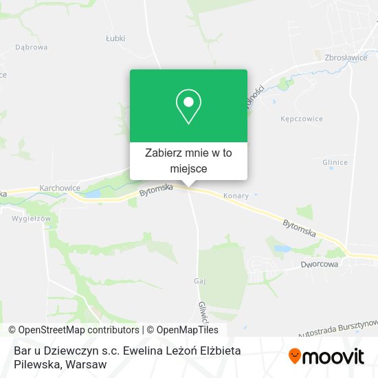 Mapa Bar u Dziewczyn s.c. Ewelina Leżoń Elżbieta Pilewska